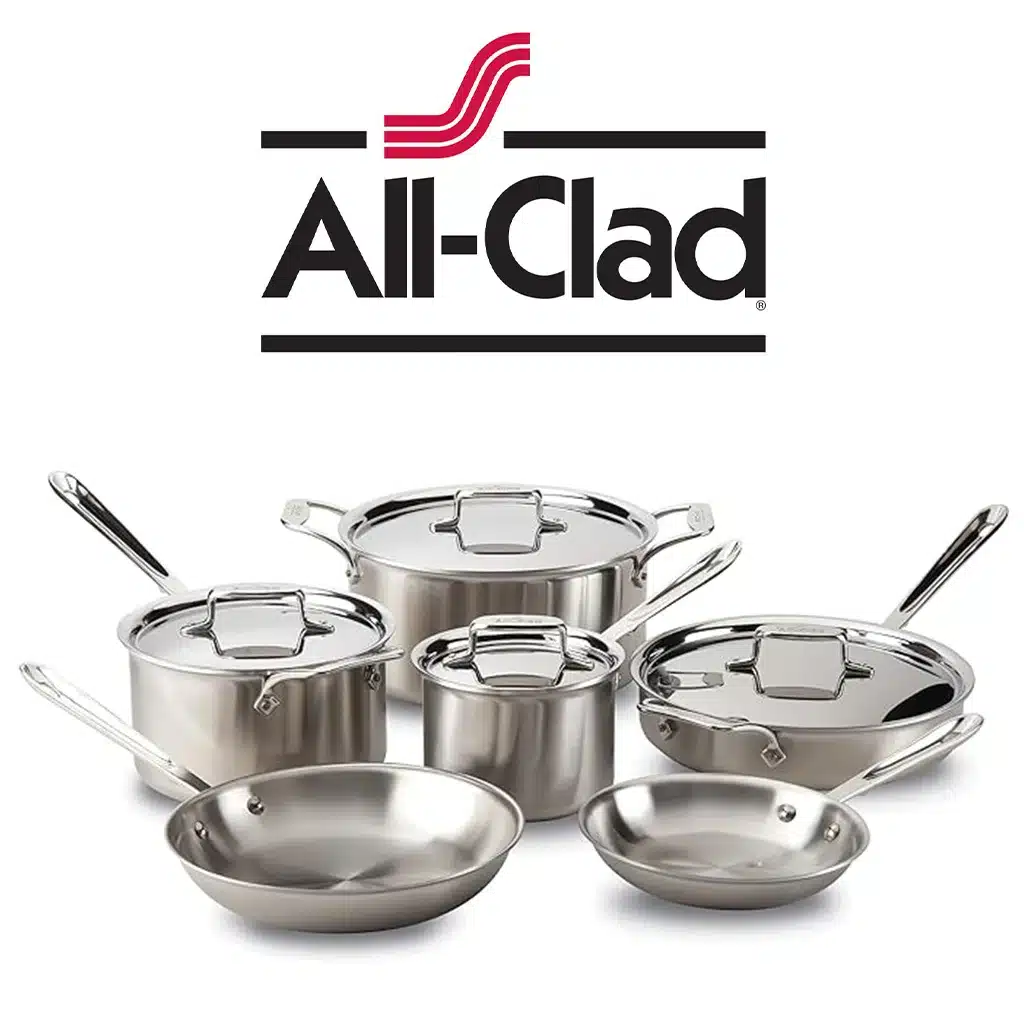 Brushed Stainless Steel Cookware